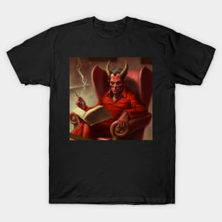 Satan Having A Smoke T-Shirt